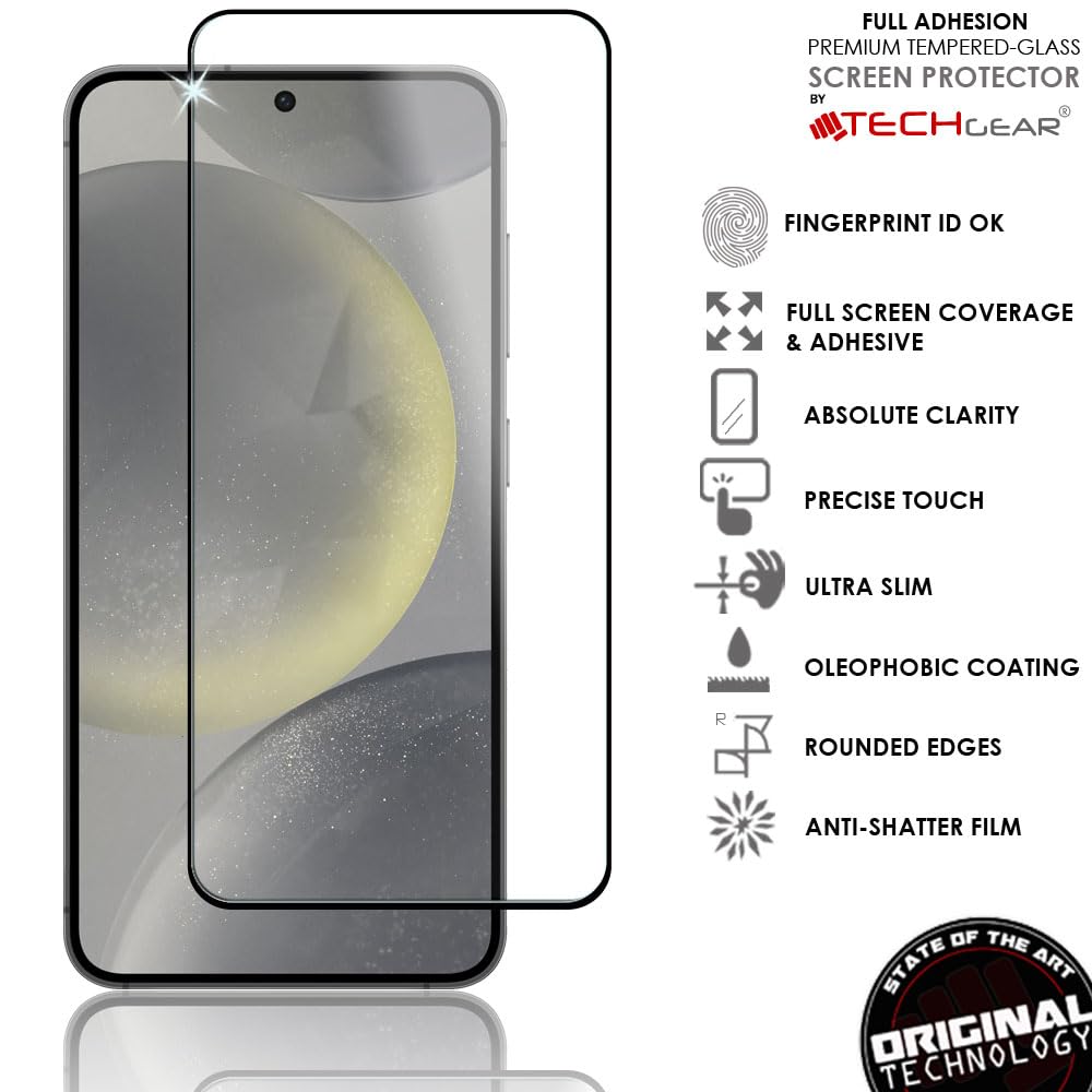 Samsung Galaxy S24 FE Full Coverage 3D Tempered Glass Screen Protectors