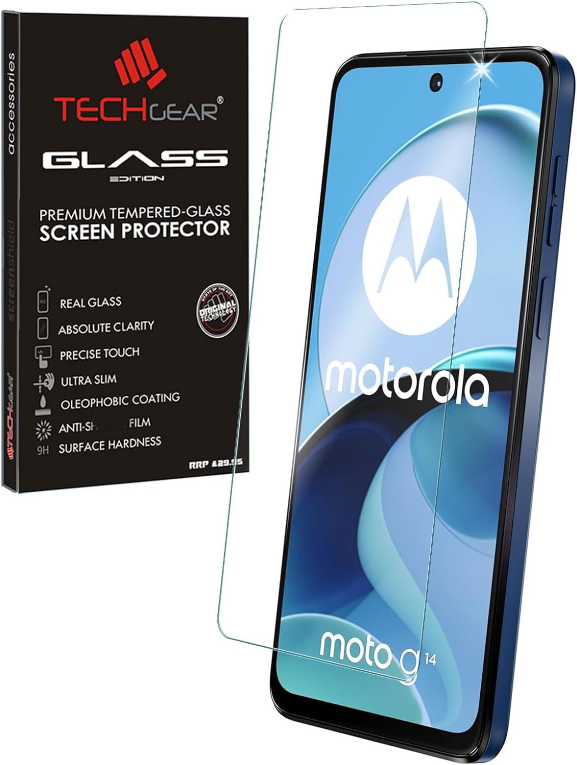Motorola Moto G14 Tempered Glass Screen Protectors