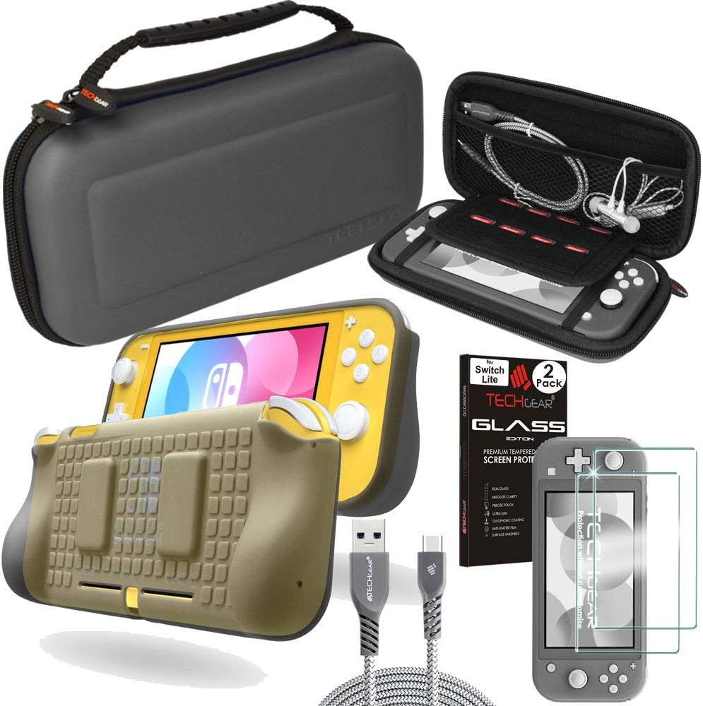 Switch Lite Slim Case & Accessory Bundle