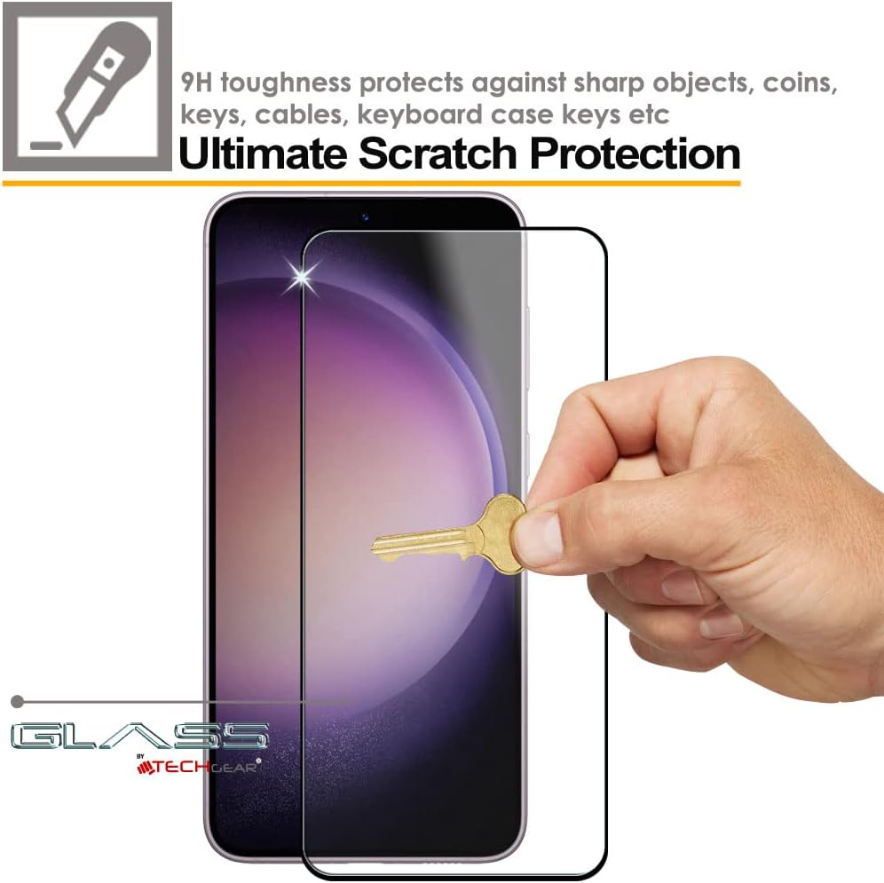 Samsung Galaxy S23 FE Full Coverage 3D Tempered Glass Screen Protectors
