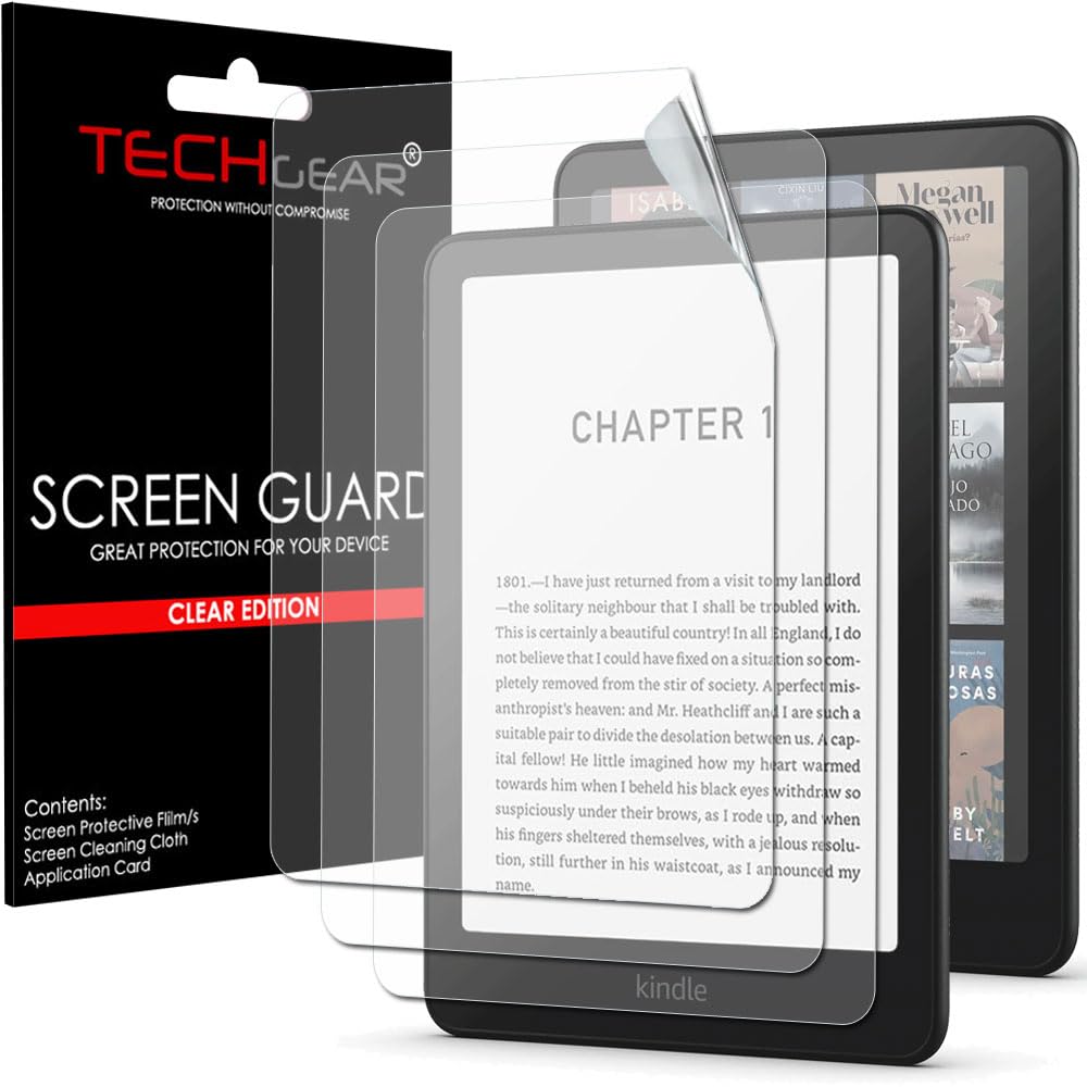 Amazon Kindle Paperwhite/Signature/Kids/Kindle Colorsoft (2024 / 12th Generation) Clear Film Screen Protectors