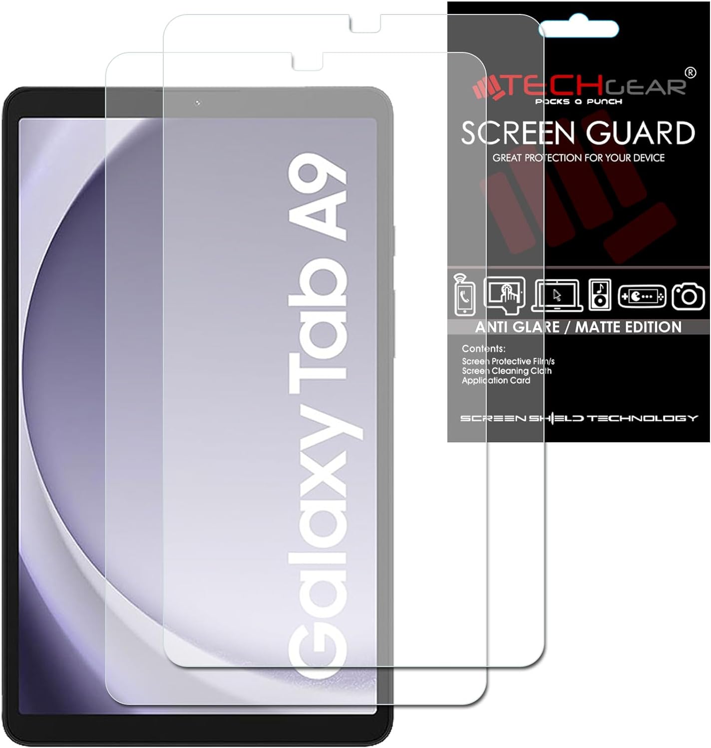 Samsung Galaxy Tab A9 8.7" (SM-X110 / SM-X115) Anti Glare, Matte Film Screen Protectors