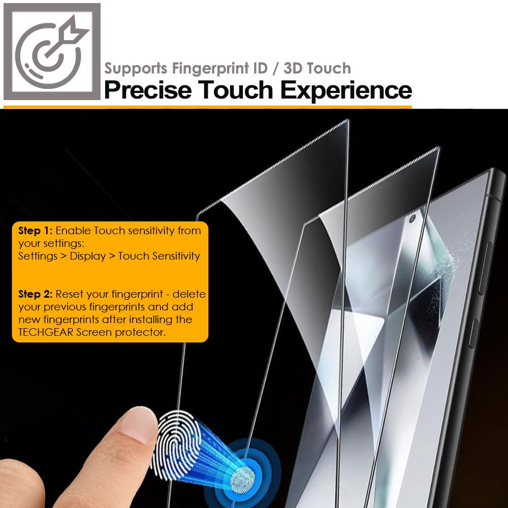 Samsung Galaxy S25 Ultra Full Coverage 3D Tempered Glass Screen Protectors
