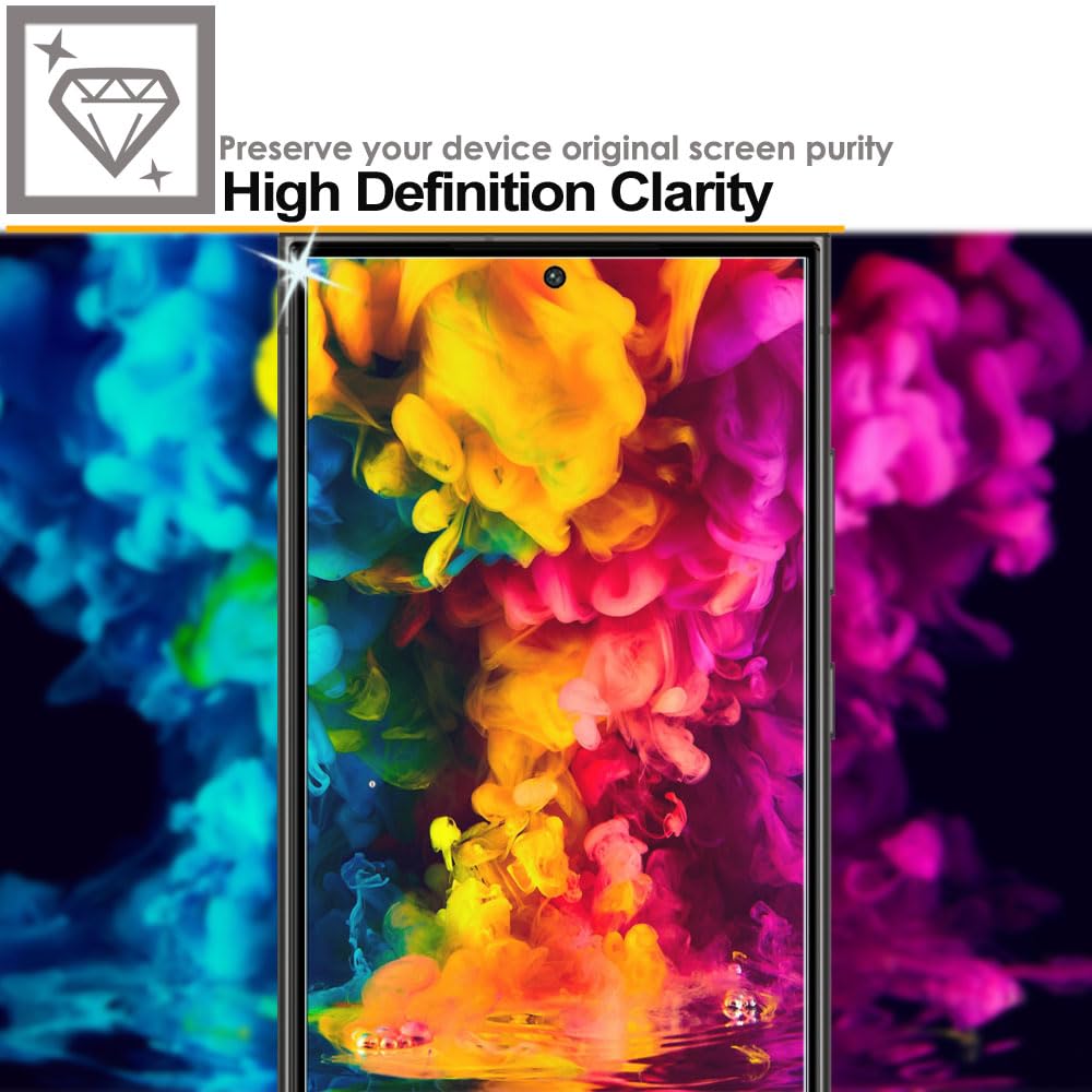 Samsung Galaxy S25 Ultra Full Coverage 3D Tempered Glass Screen Protectors