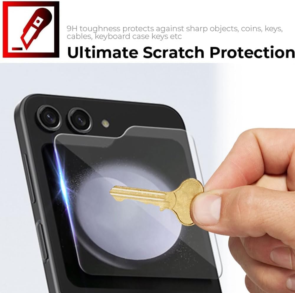 Samsung Galaxy Z Flip5 Tempered Glass Screen Protectors