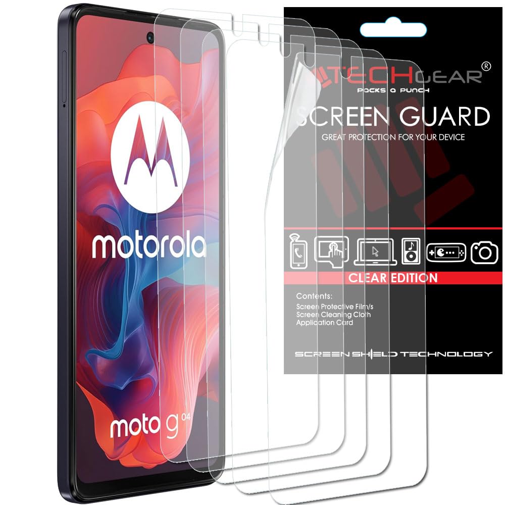 Moto G04, Moto E14, Moto G24 & Moto G04s Clear Film Screen Protector