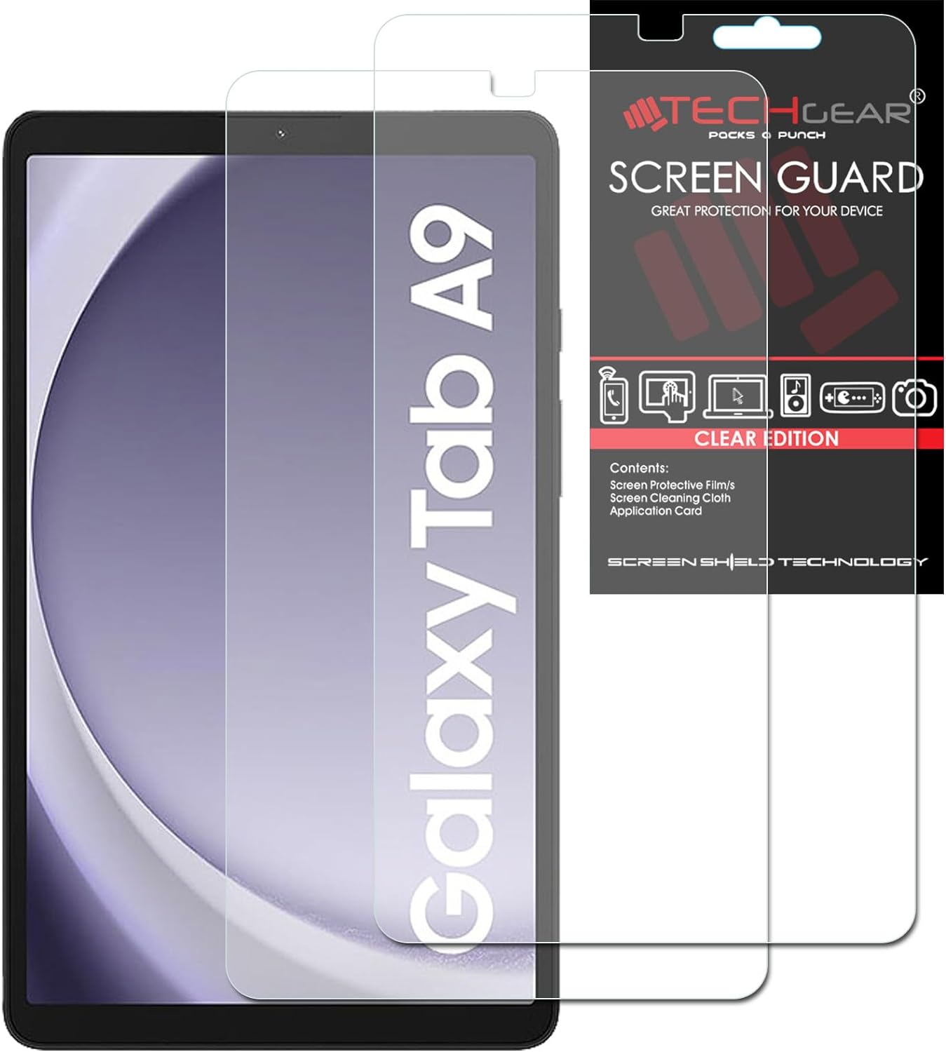 Samsung Galaxy Tab A9 8.7" (SM-X110 / SM-X115) Clear Film Screen Protectors