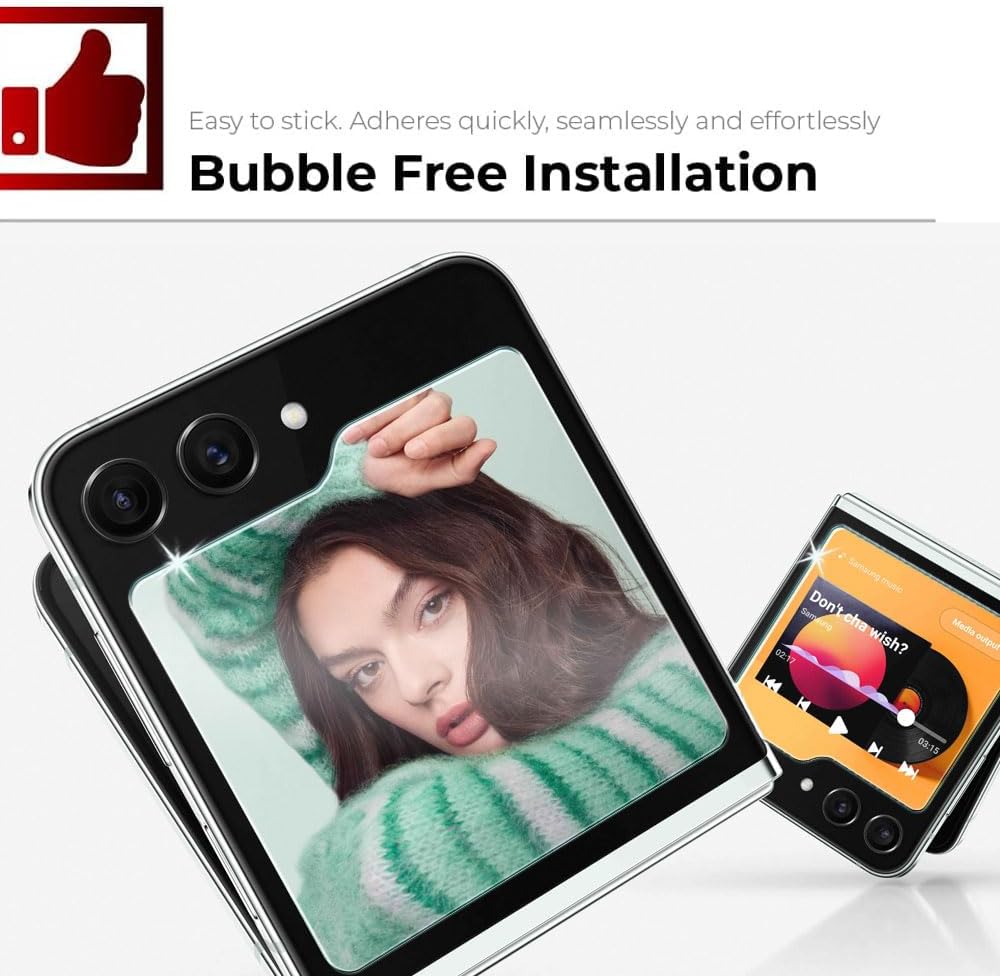 Samsung Galaxy Z Flip5 Tempered Glass Screen Protectors