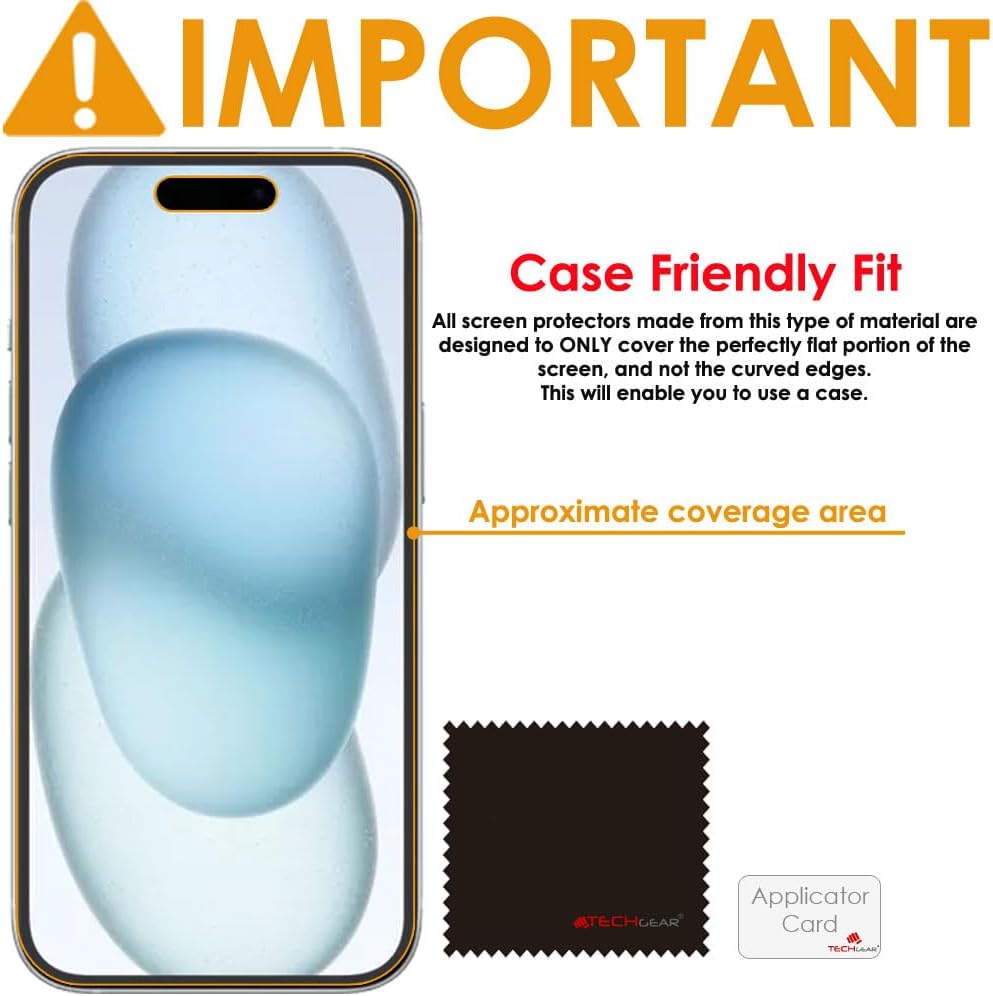 iPhone 15 Plus Clear Film Screen Protectors