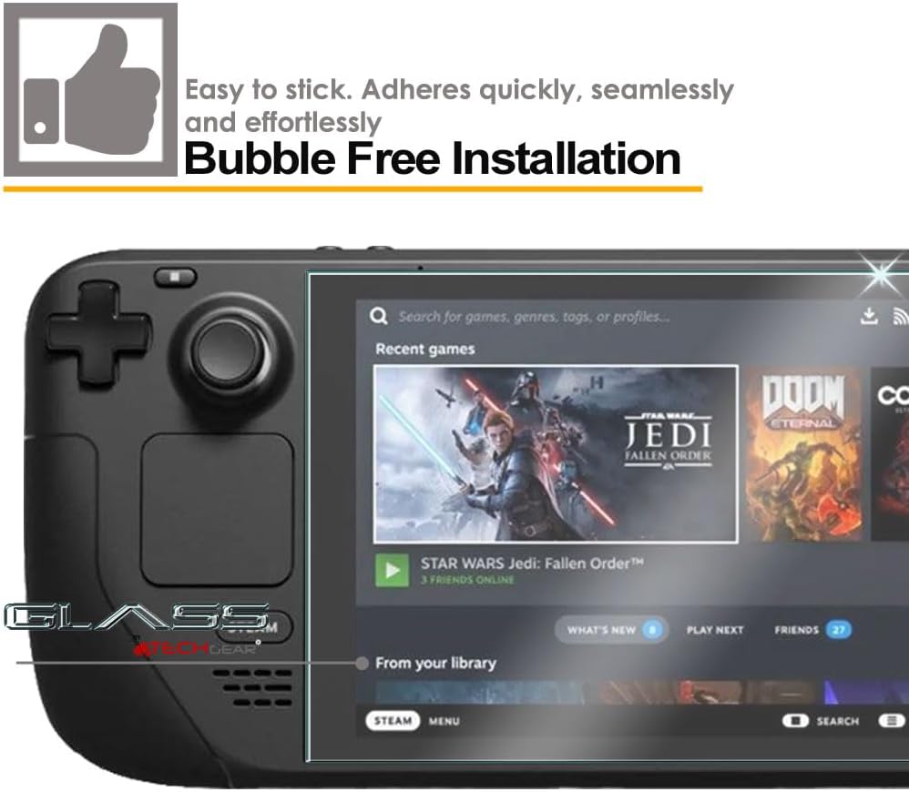 Steam Deck OLED / Steam Deck Tempered Glass Screen Protectors