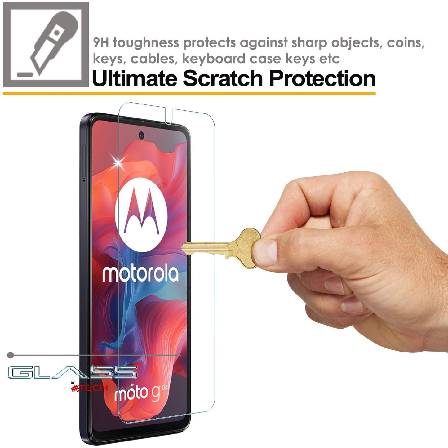 Moto G04, Moto E14, Moto G24 & Moto G04s Tempered Glass Screen Protector