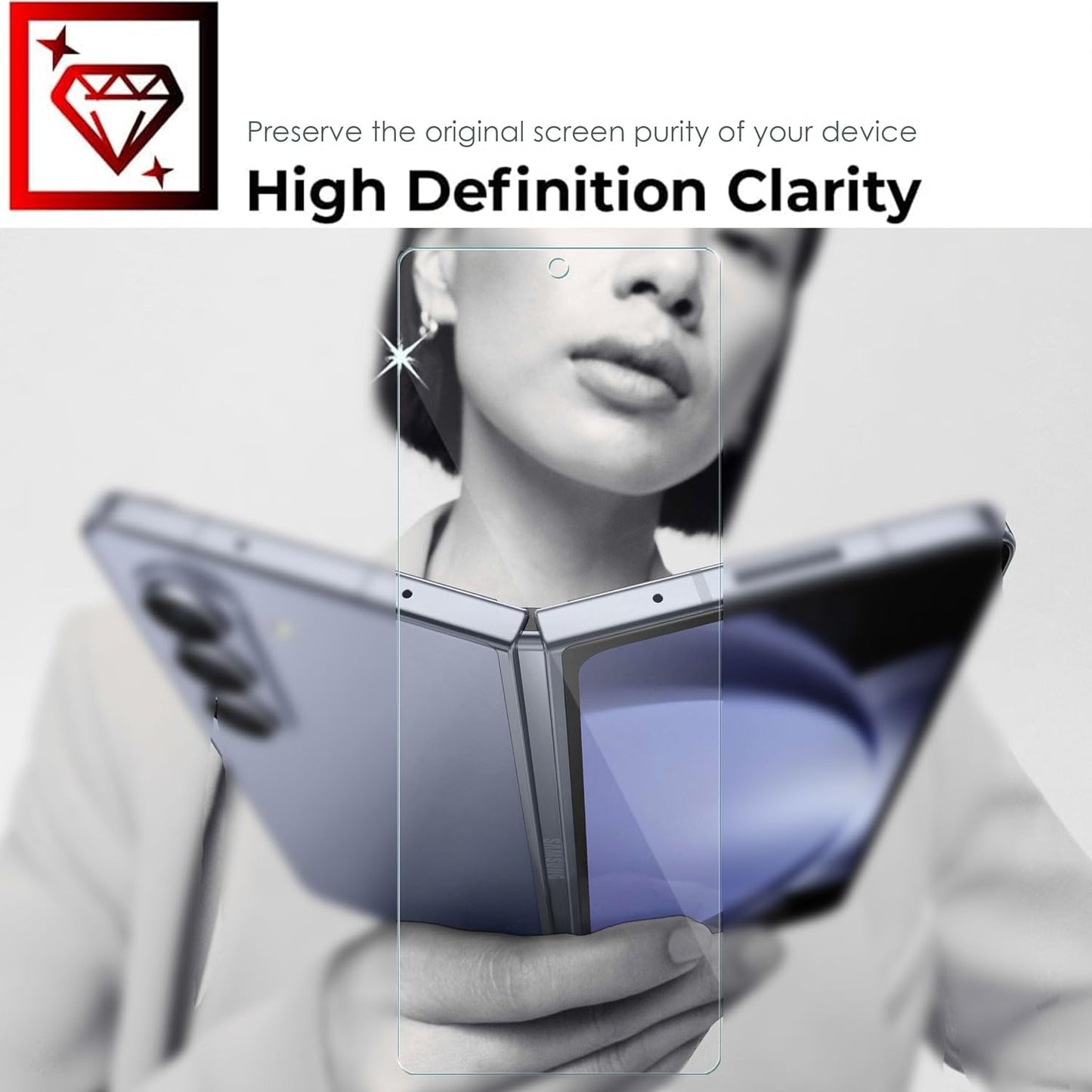 Samsung Galaxy Z Fold 4 Tempered Glass Screen Protectors
