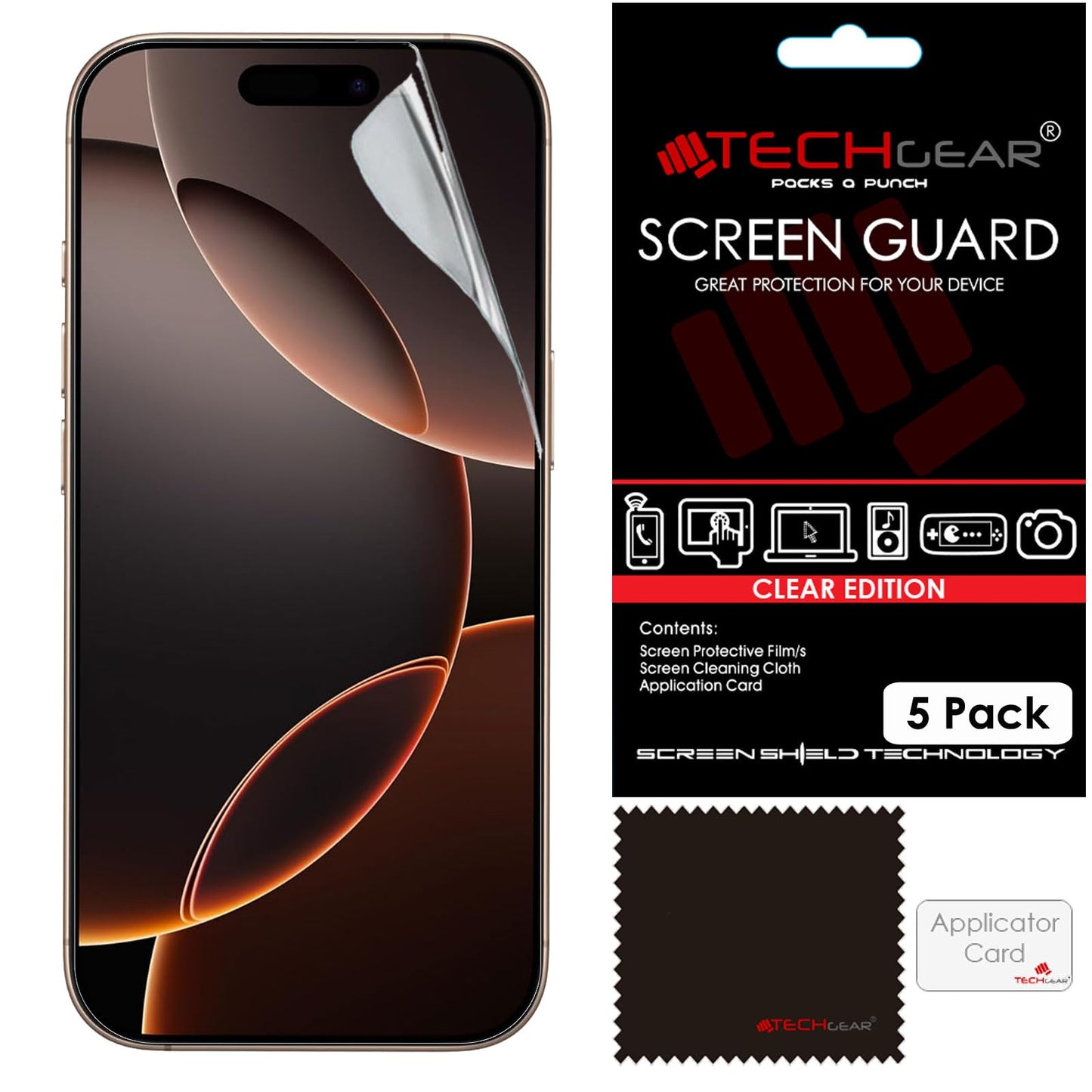 IPhone 16 Pro Max Clear Film Screen Protectors