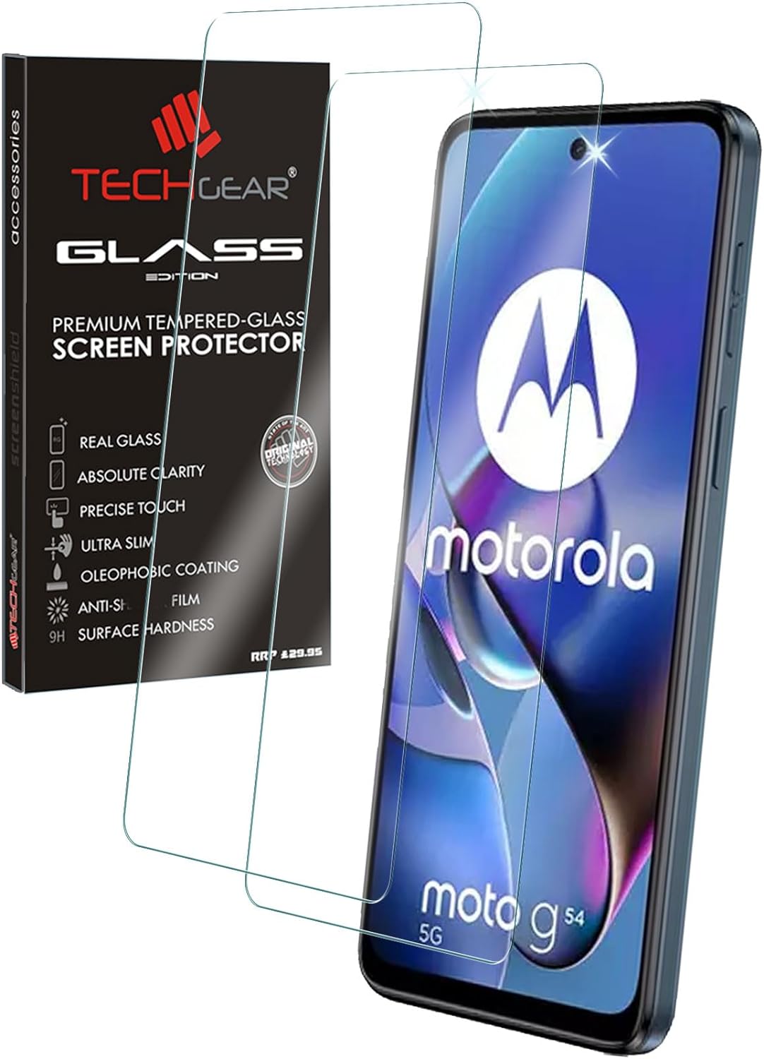 Motorola Moto G54 5G Tempered Glass Screen Protectors