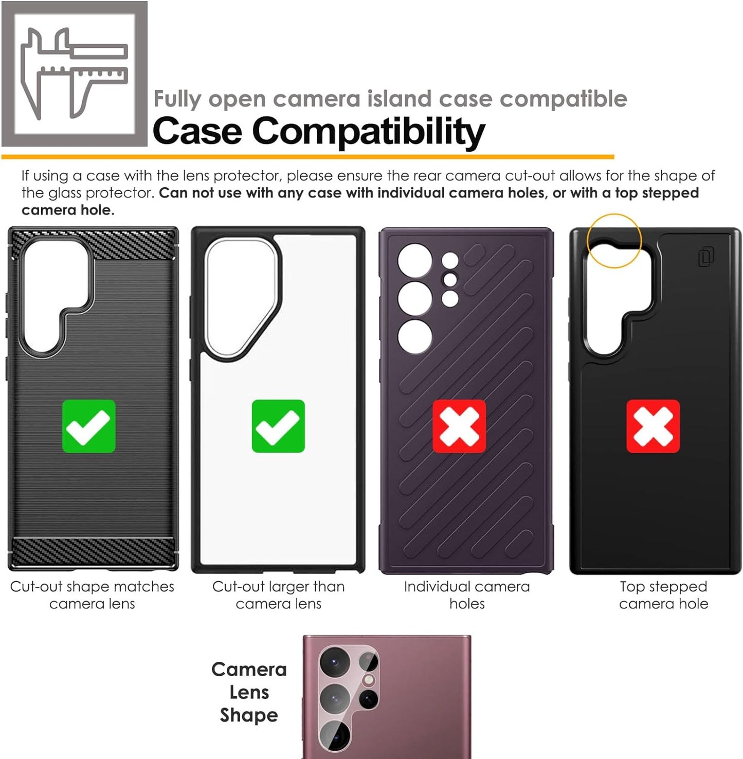 Samsung Galaxy S24 Ultra FUll Camera Lens Protector