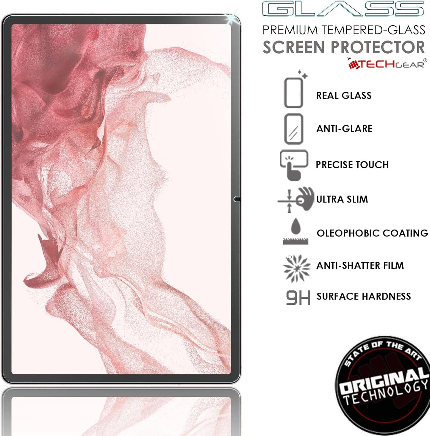 Anti Glare, Matte Tempered Glass Screen Protector for Samsung Galaxy Tab S11, S9 & S8 11" (SM-X730/X736, X710/X716, X700/X706)