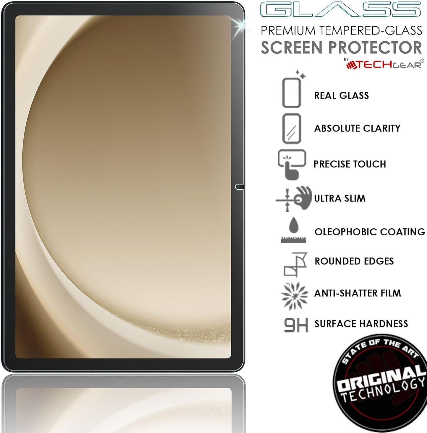 Samsung Galaxy Tab A9 Plus 11" (SM-X210 / SM-X215) Tempered Glass Screen Protectors