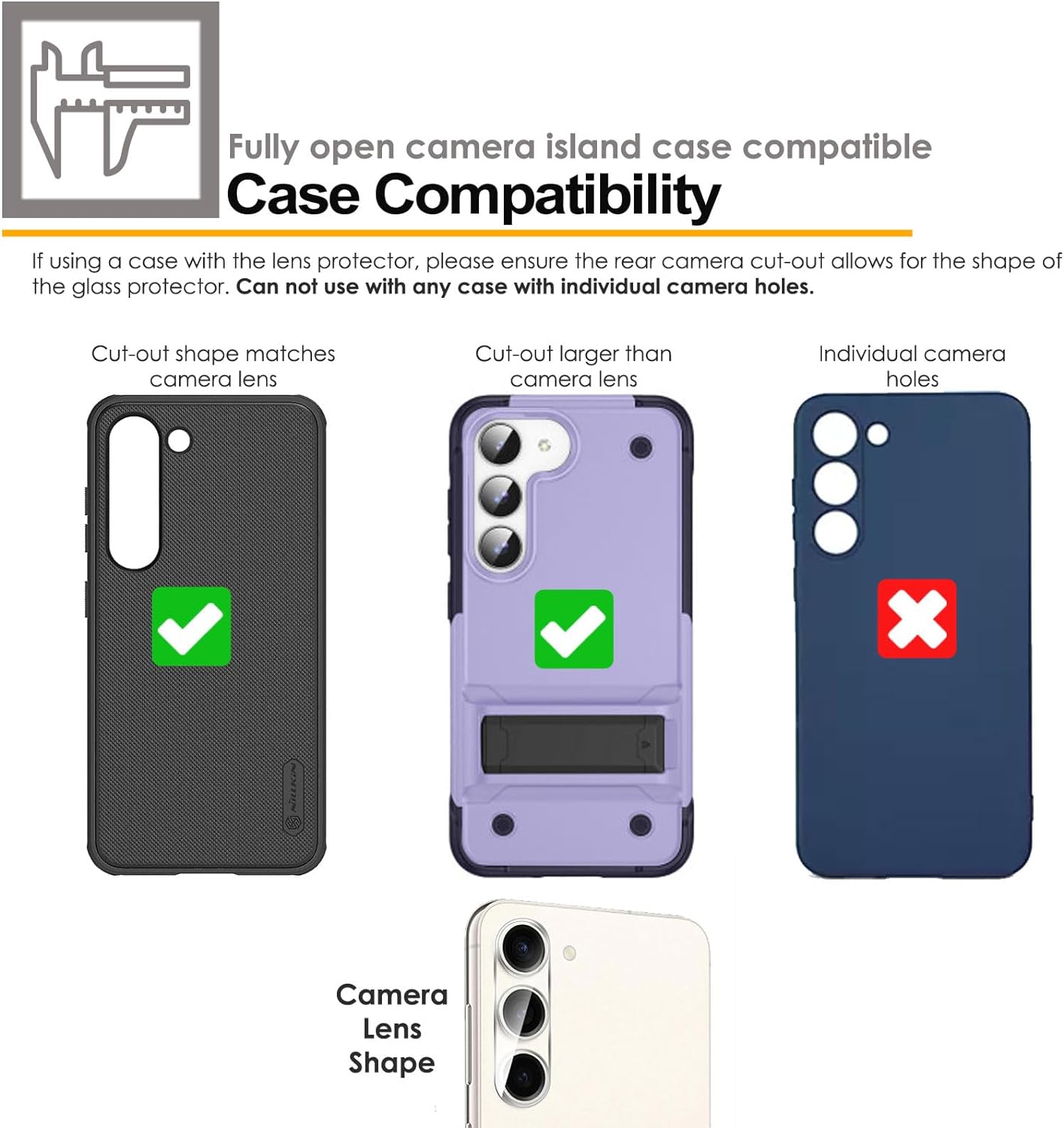 Samsung Galaxy S24 5G FULL Camera Lens Protector