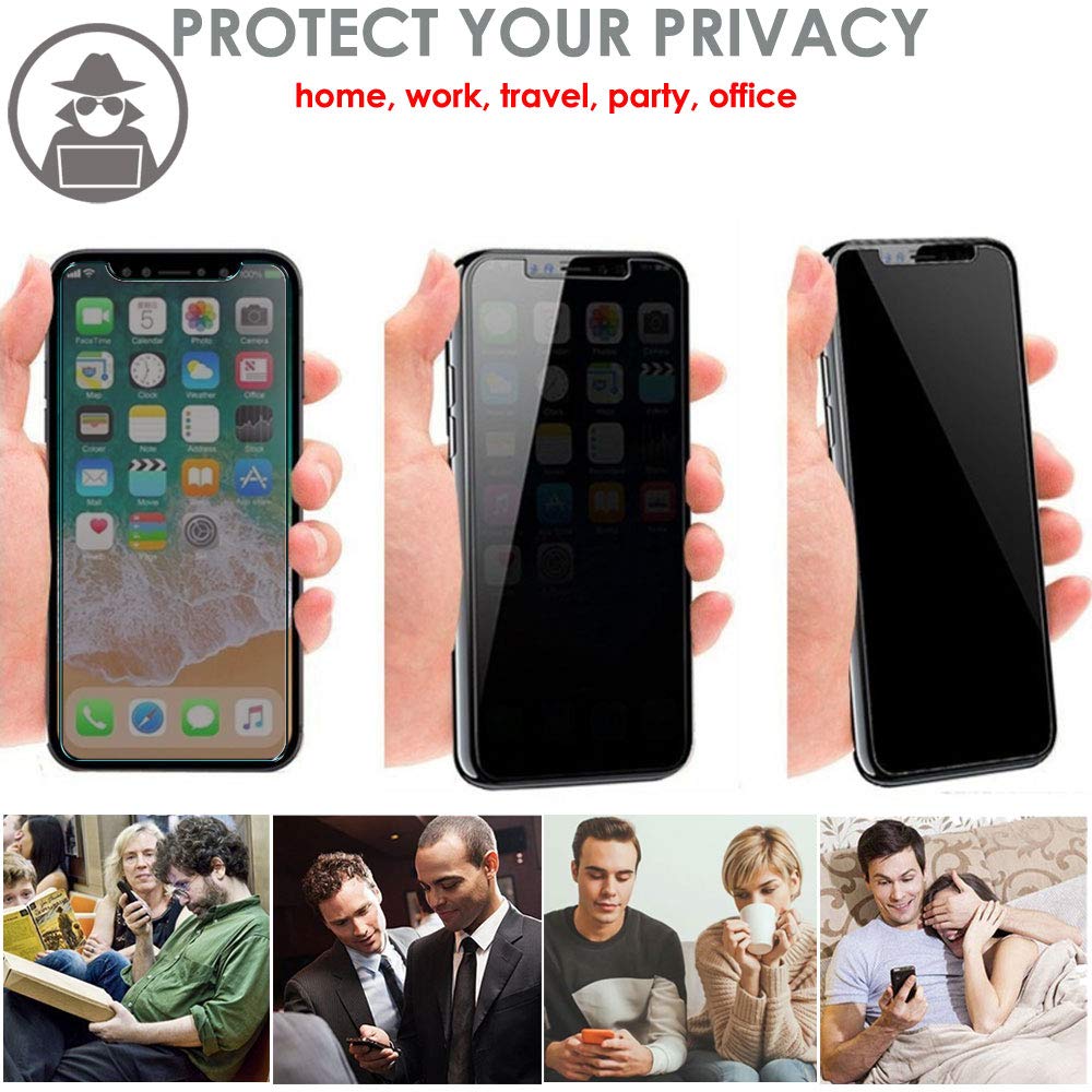 IPhone 16 Pro Max Anti Spy, Privacy Tempered Glass Screen Protectors