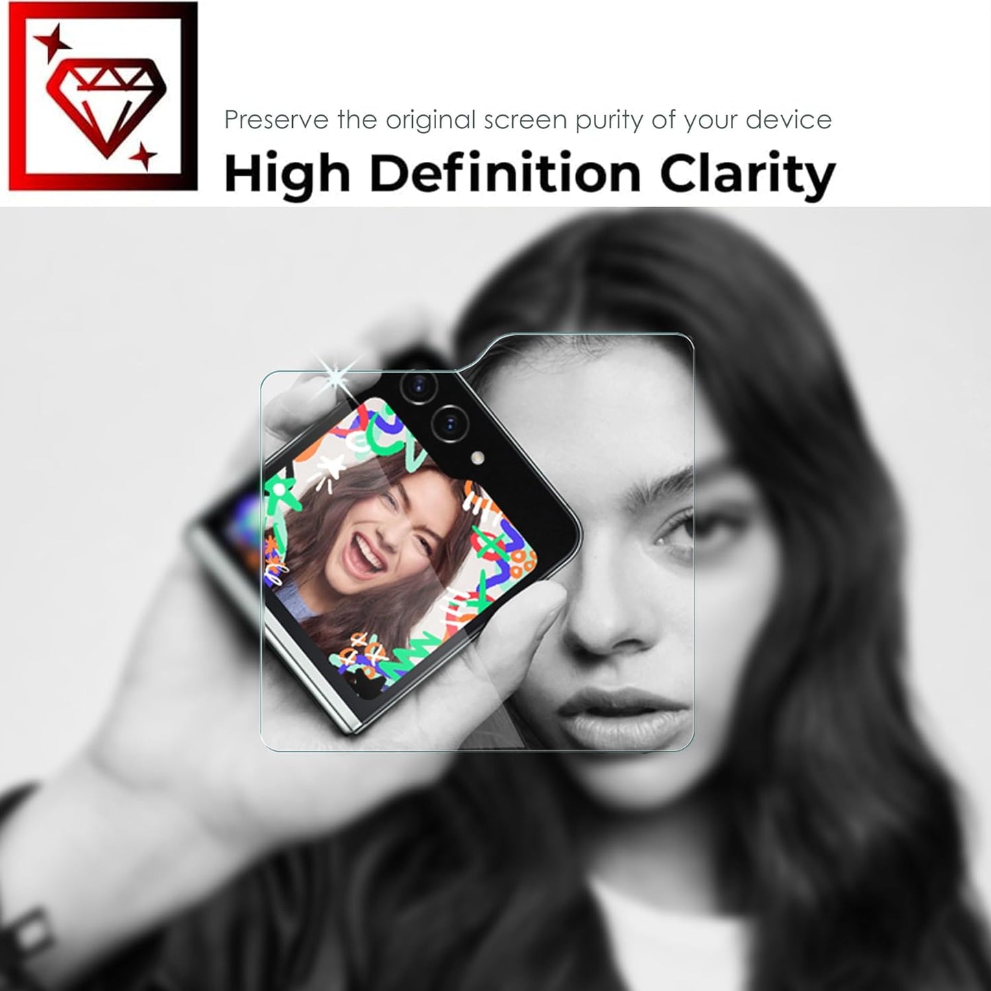 Samsung Galaxy Z Flip5 Tempered Glass Screen Protectors