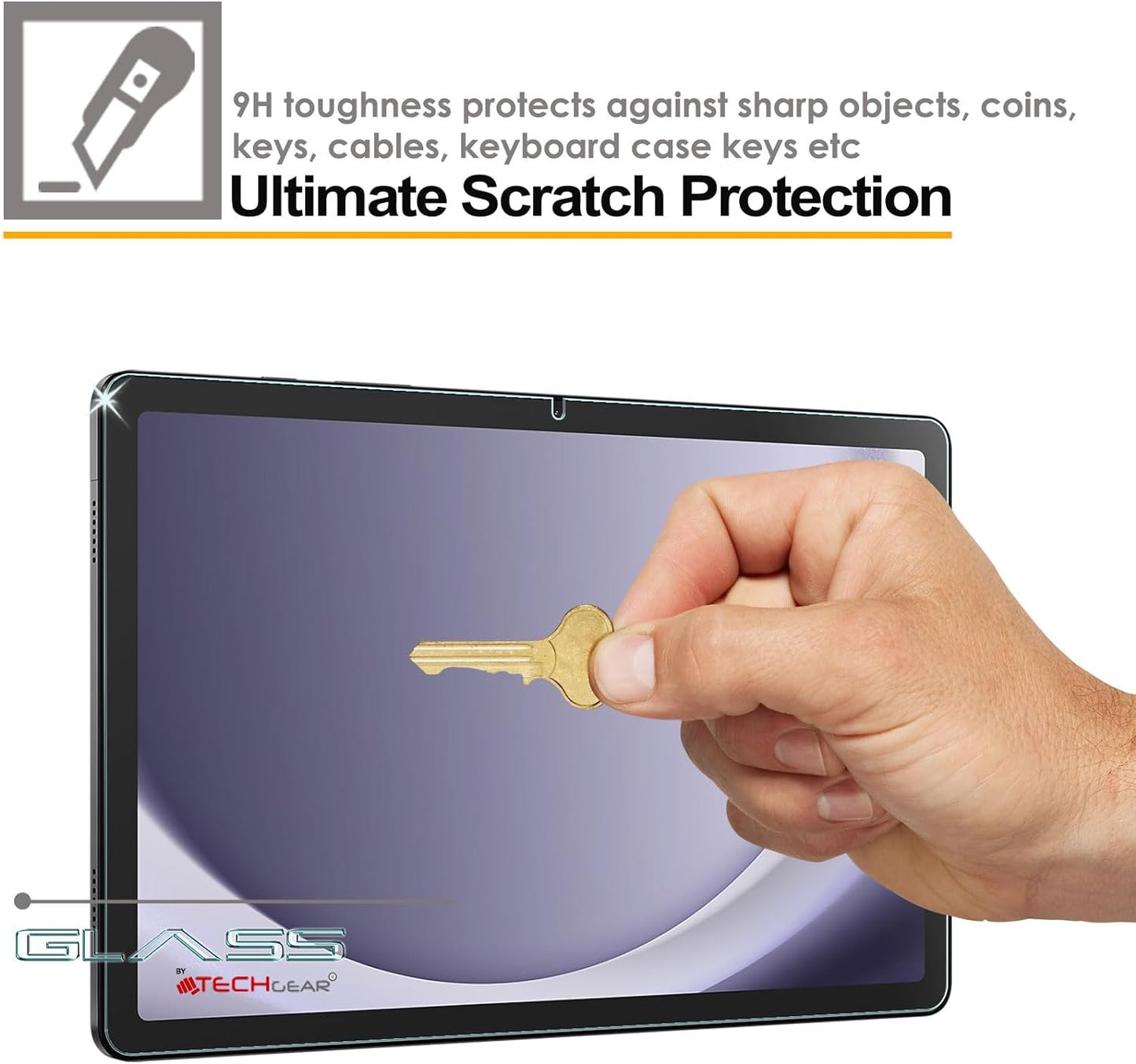 Samsung Galaxy Tab A9 Plus 11" (SM-X210 / SM-X215) Tempered Glass Screen Protectors