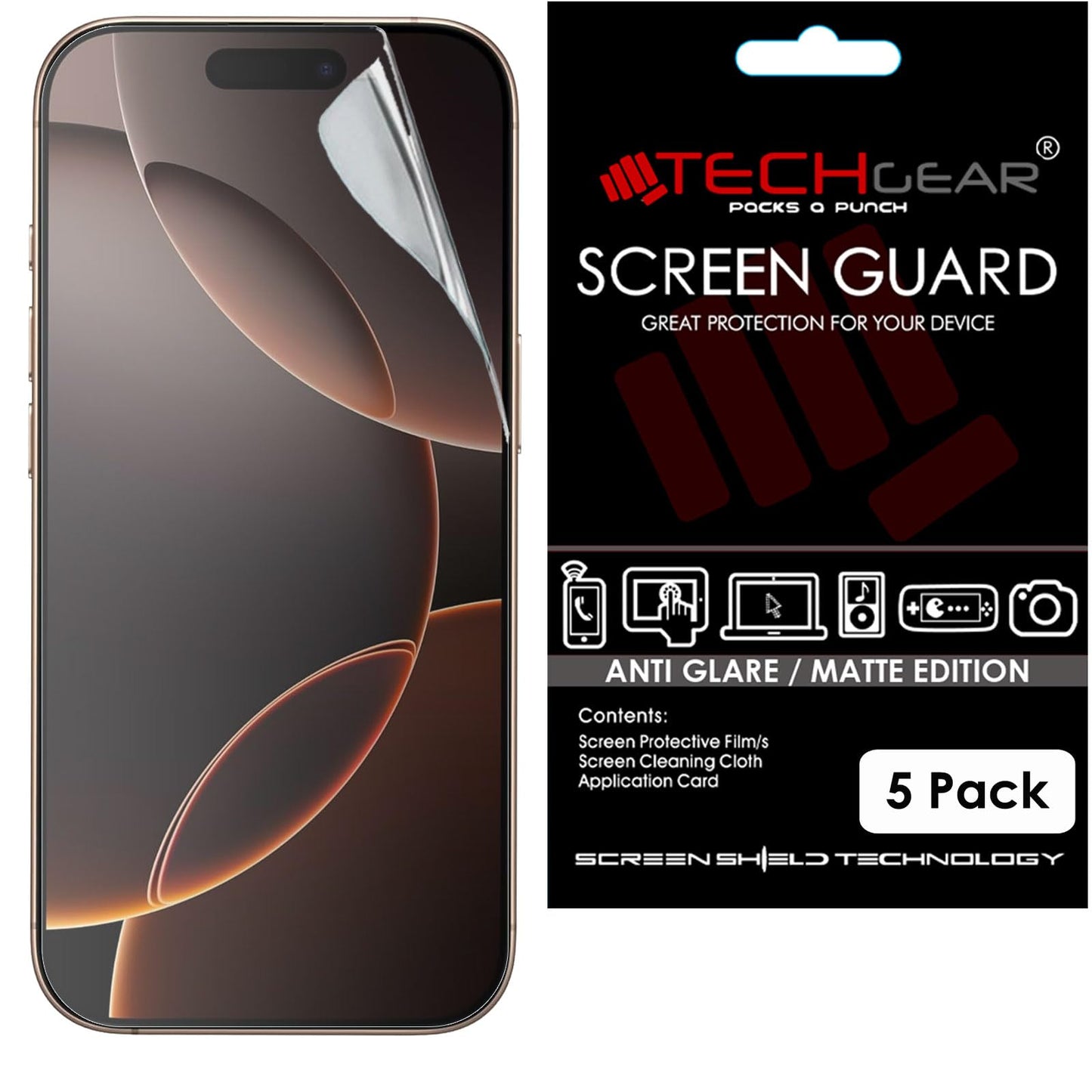 IPhone 16 Pro Max Anti Glare, Matte Film Screen Protectors