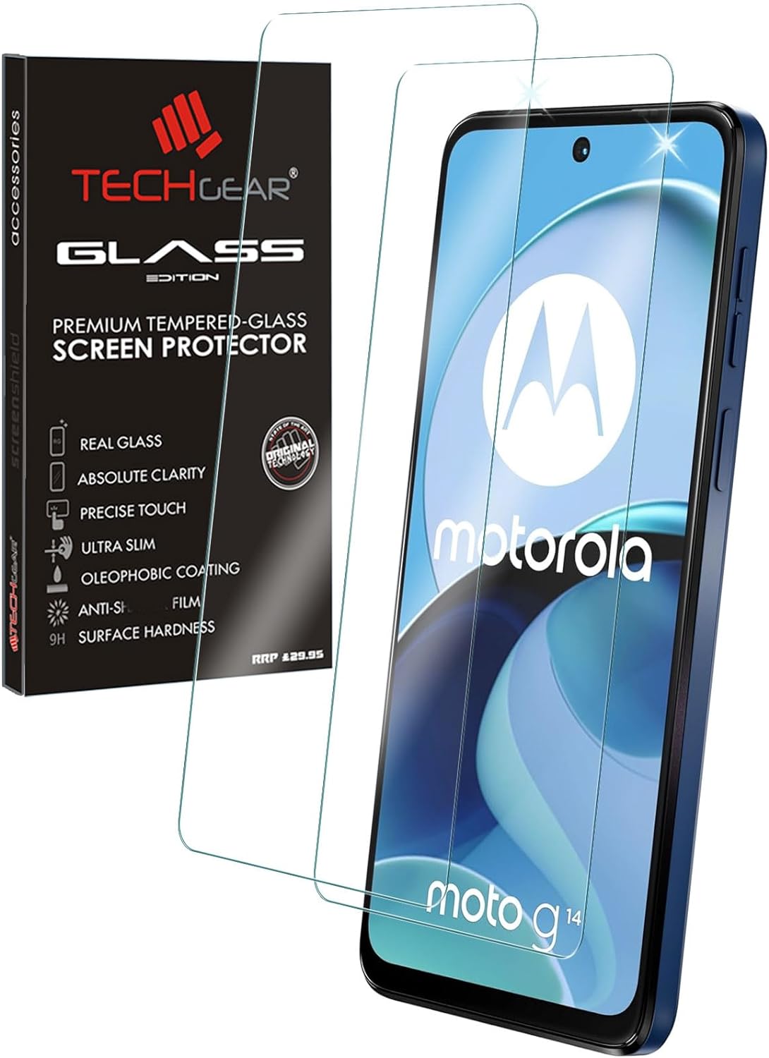 Motorola Moto G14 Tempered Glass Screen Protectors