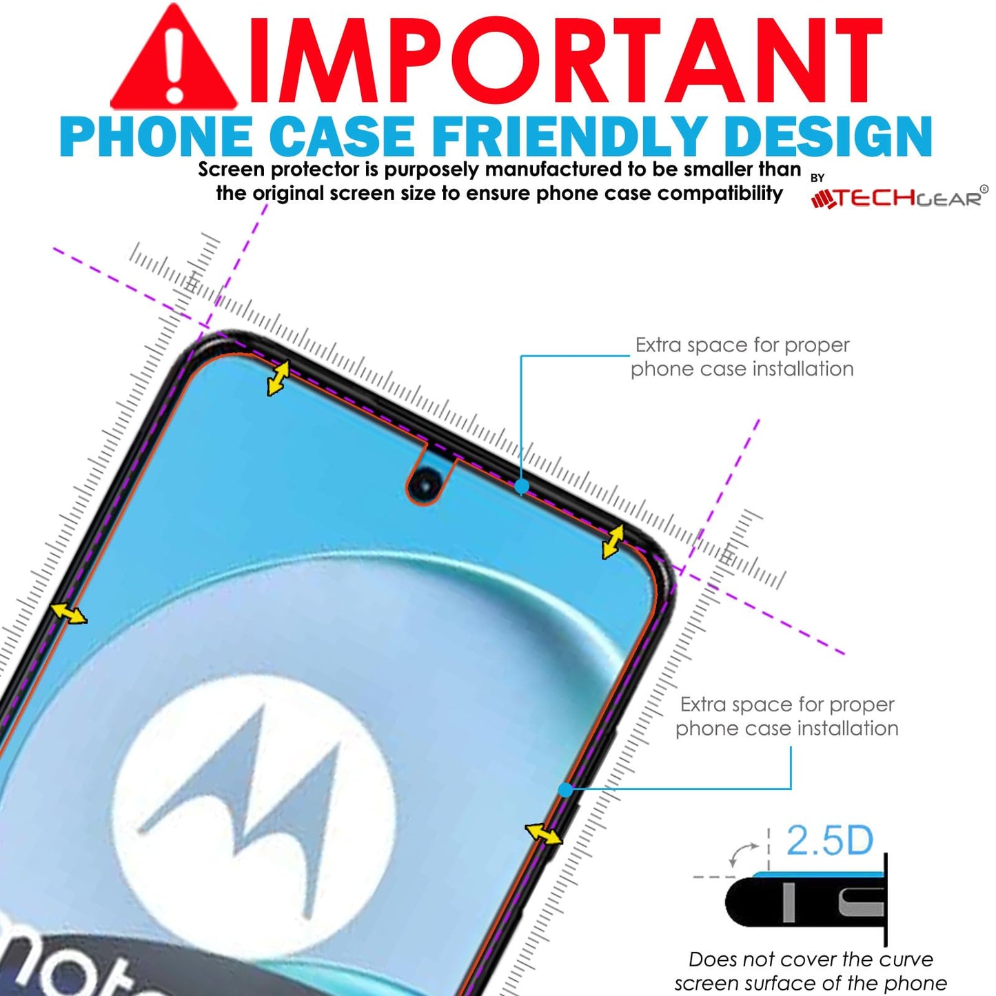 Moto G04, Moto E14, Moto G24 & Moto G04s Tempered Glass Screen Protector
