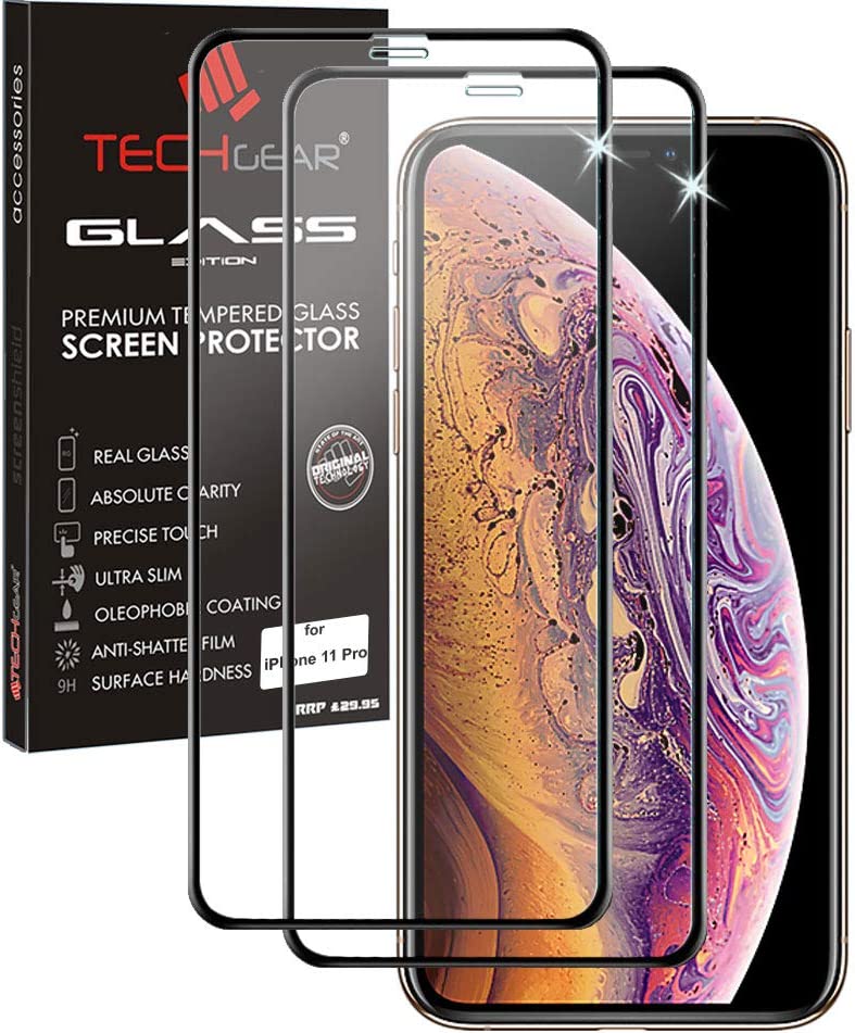 iPhone 11 Pro / iPhoen XS / X Full Coverage 3D Tempered Glass Screen Protectors