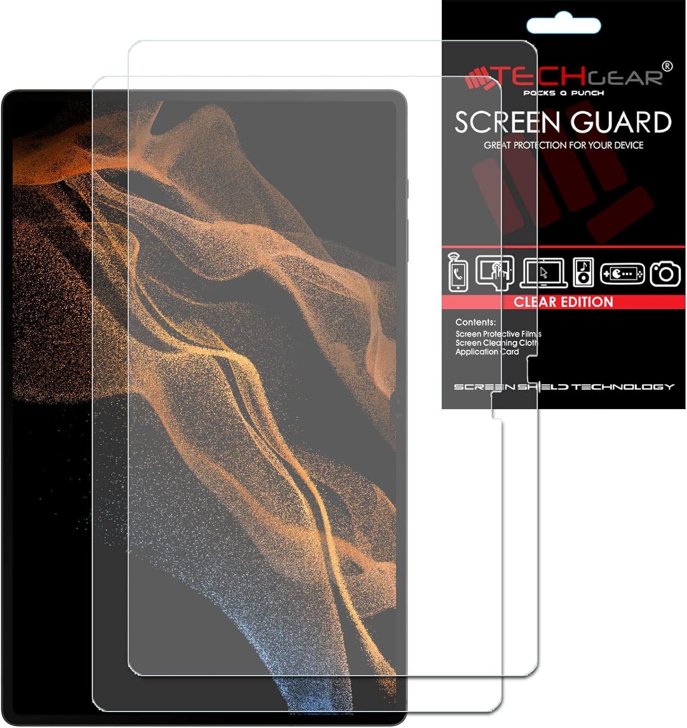 Samsung Galaxy Tab S9 Ultra (SM-X910, SM-X916 Series) Clear Film Screen Protectors