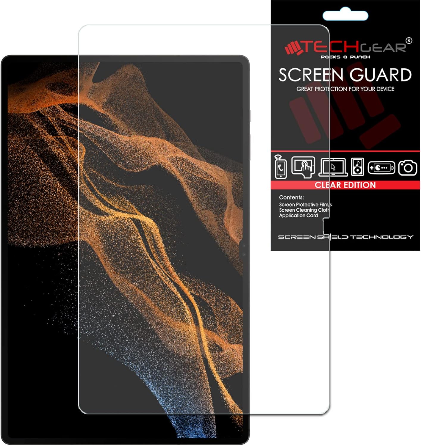 Samsung Galaxy Tab S9 Ultra (SM-X910, SM-X916 Series) Clear Film Screen Protectors