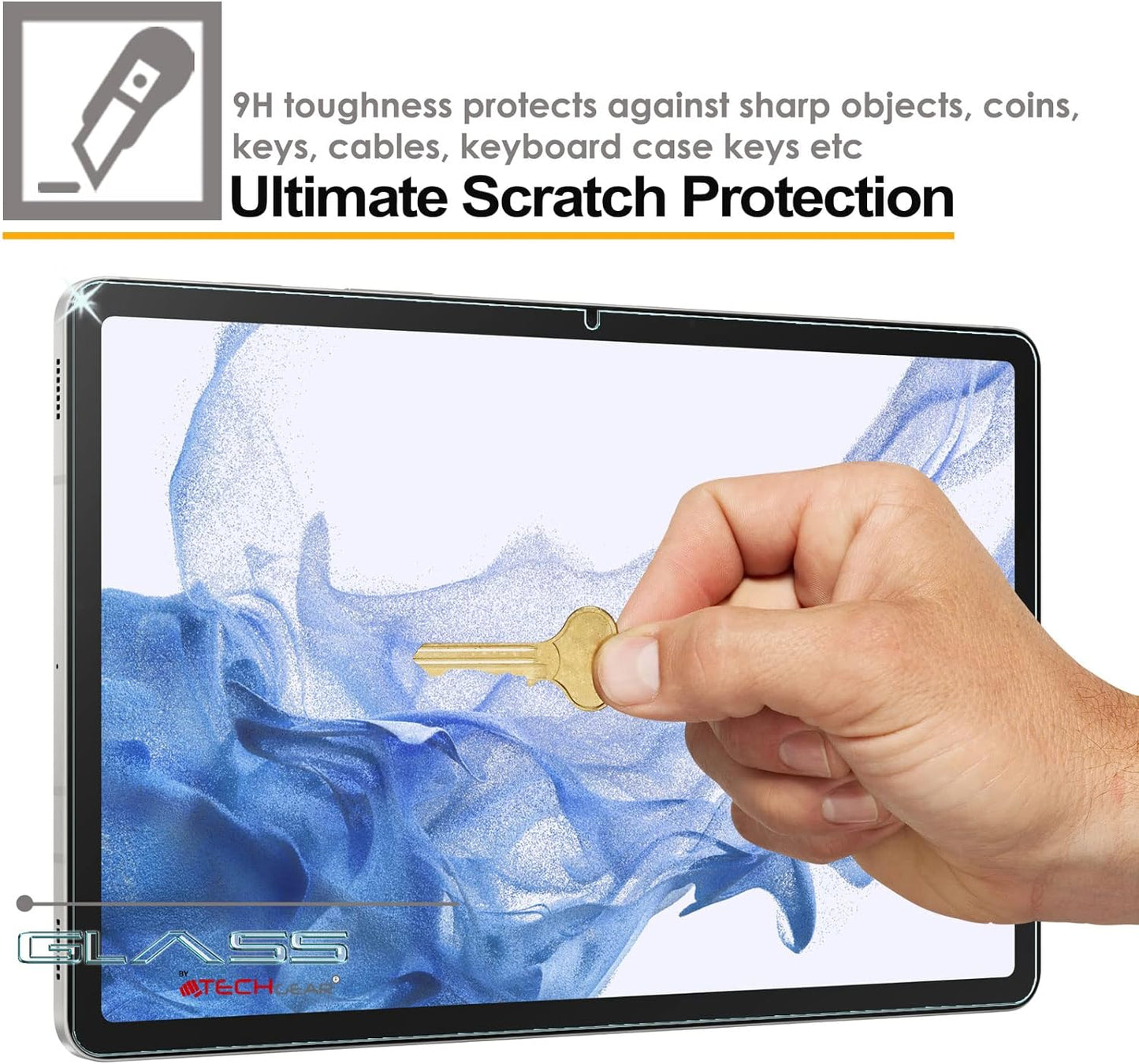 Anti Glare, Matte Tempered Glass Screen Protector for Samsung Galaxy Tab S11, S9 & S8 11" (SM-X730/X736, X710/X716, X700/X706)