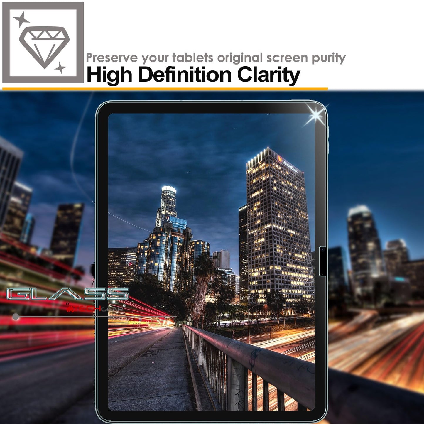 Clear HD Tempered Glass Screen Protector/s for Apple iPad Air 11" (M3, 2025 / M2, 2024)