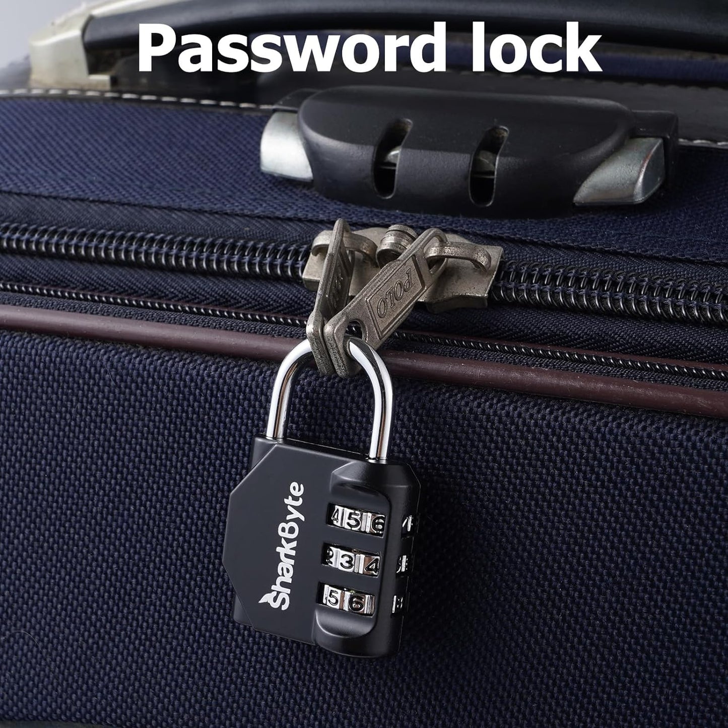 3-Dial Weatherproof Security Combination Padlock