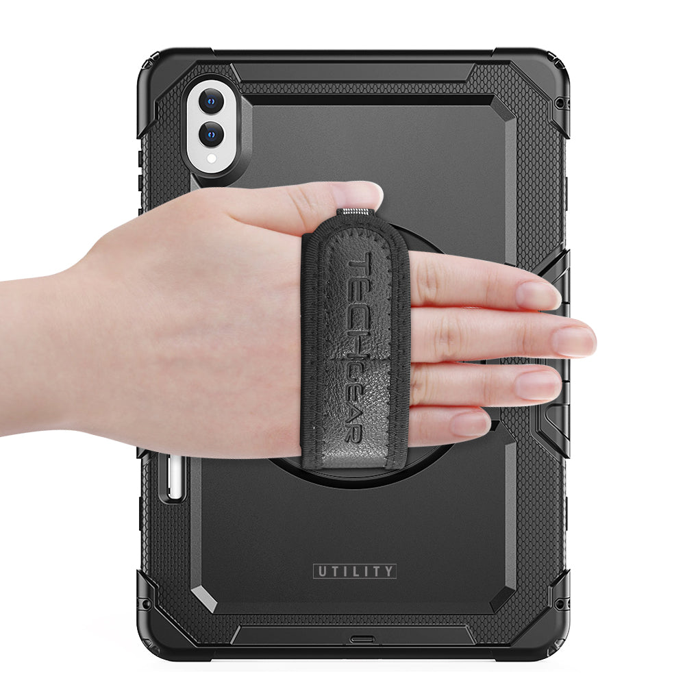 TECHGEAR UTILITY Case for Samsung Galaxy Tab S11 Ultra 14.6" (SM-X930/X936) – Heavy Duty Rugged Case with Stand, Hand Strap & Shoulder Strap