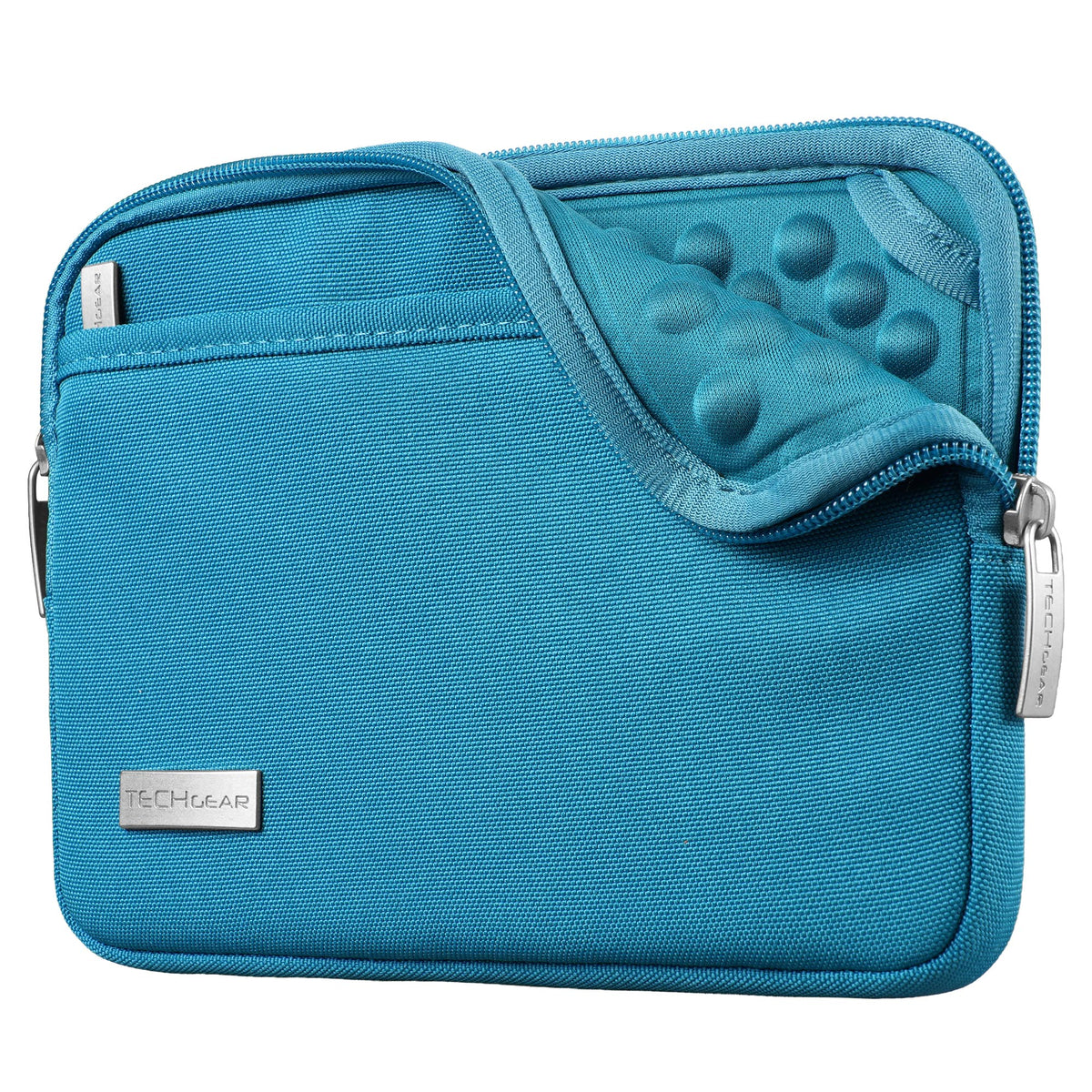 TECHGEAR AirShock Universal Tablet Sleeve | Shockproof Protective Sleeve Case for 7-13 Inch Tablets | Water-Resistant Oxford Fabric with Front Storage Pocket