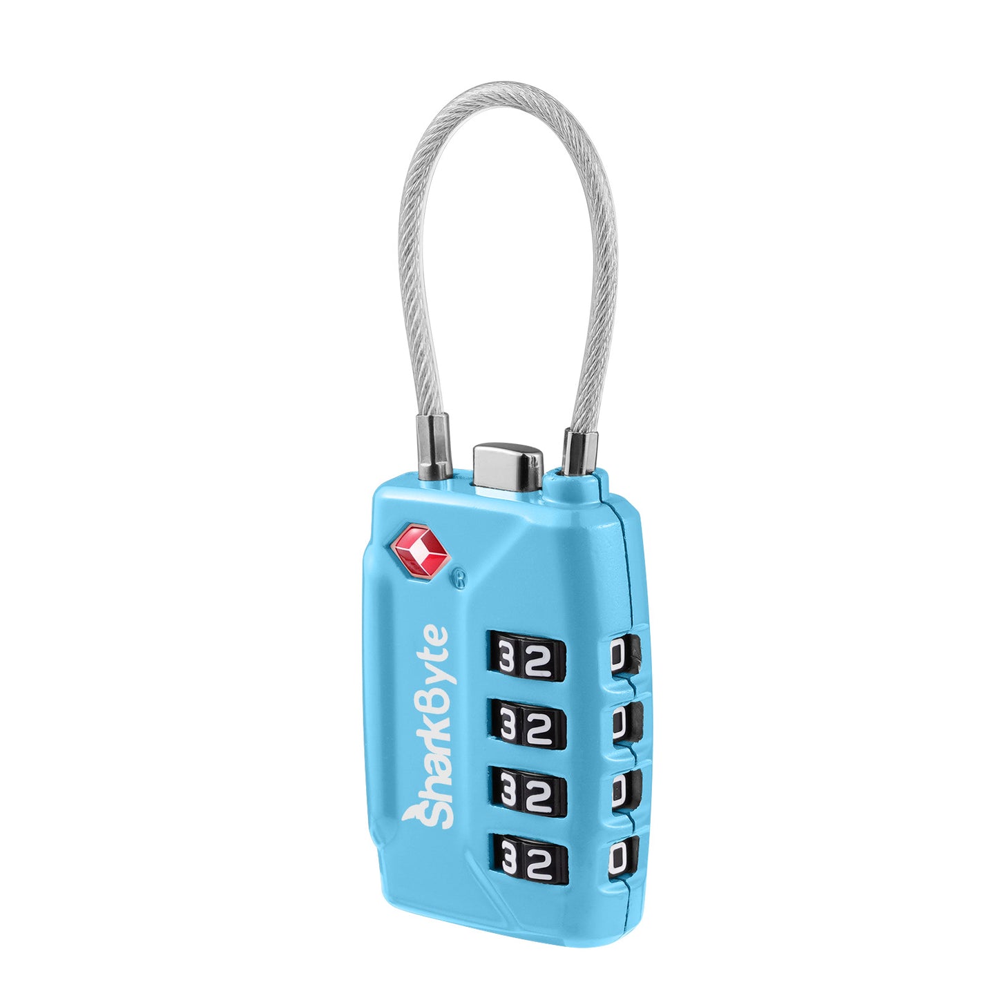 TSA Suitcase Locks 4-Dial Security Travel Combination Padlock