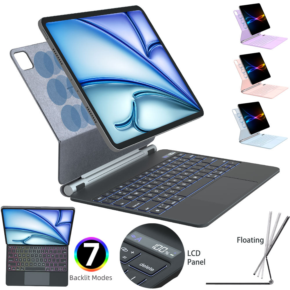 Magic Keyboard] Magnetic Floating Stand, Precision Multi-Touch