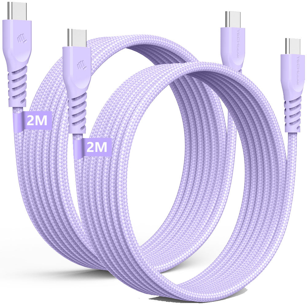 60W Strong Braided USB-C to USB-C Charging & Sync Cable for Mobiles, iPads, Tablets, Gaming, Drones and other devices