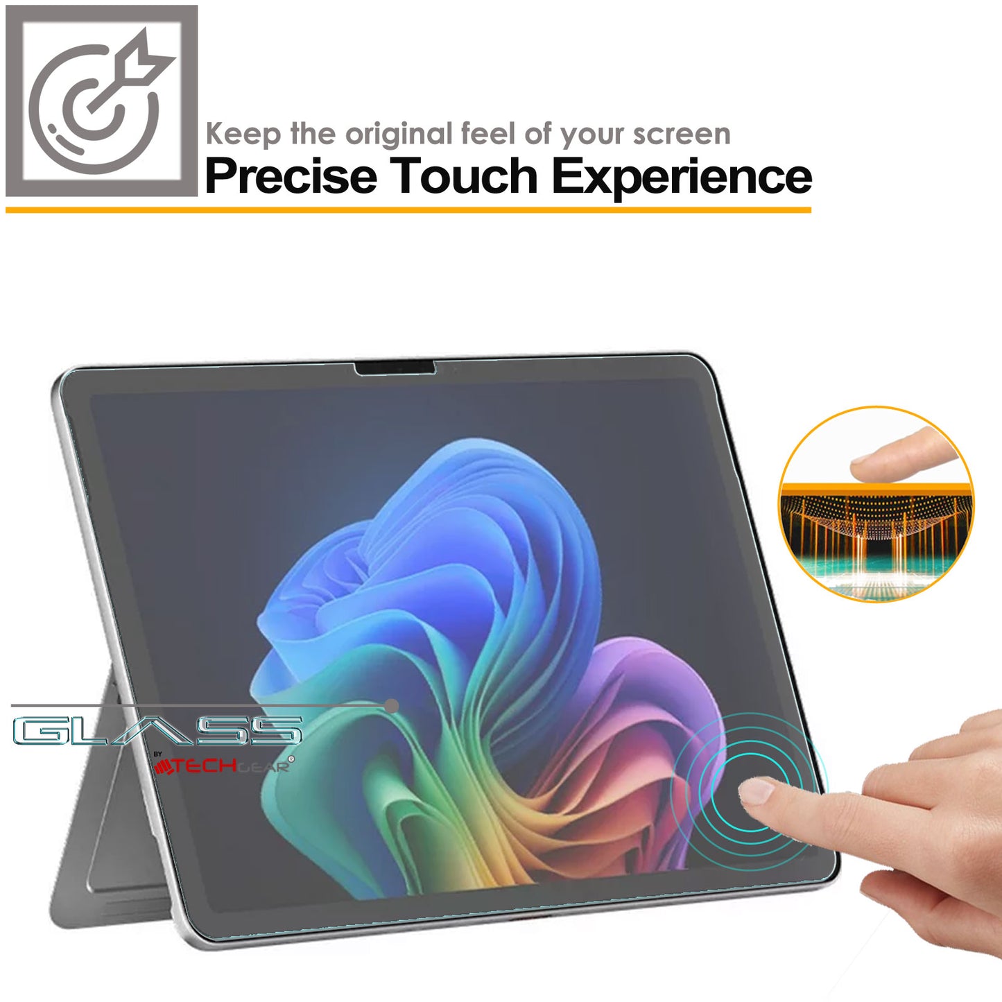 Anti Glare, Matte Tempered Glass Screen Protectors for Microsoft Surface Pro 12