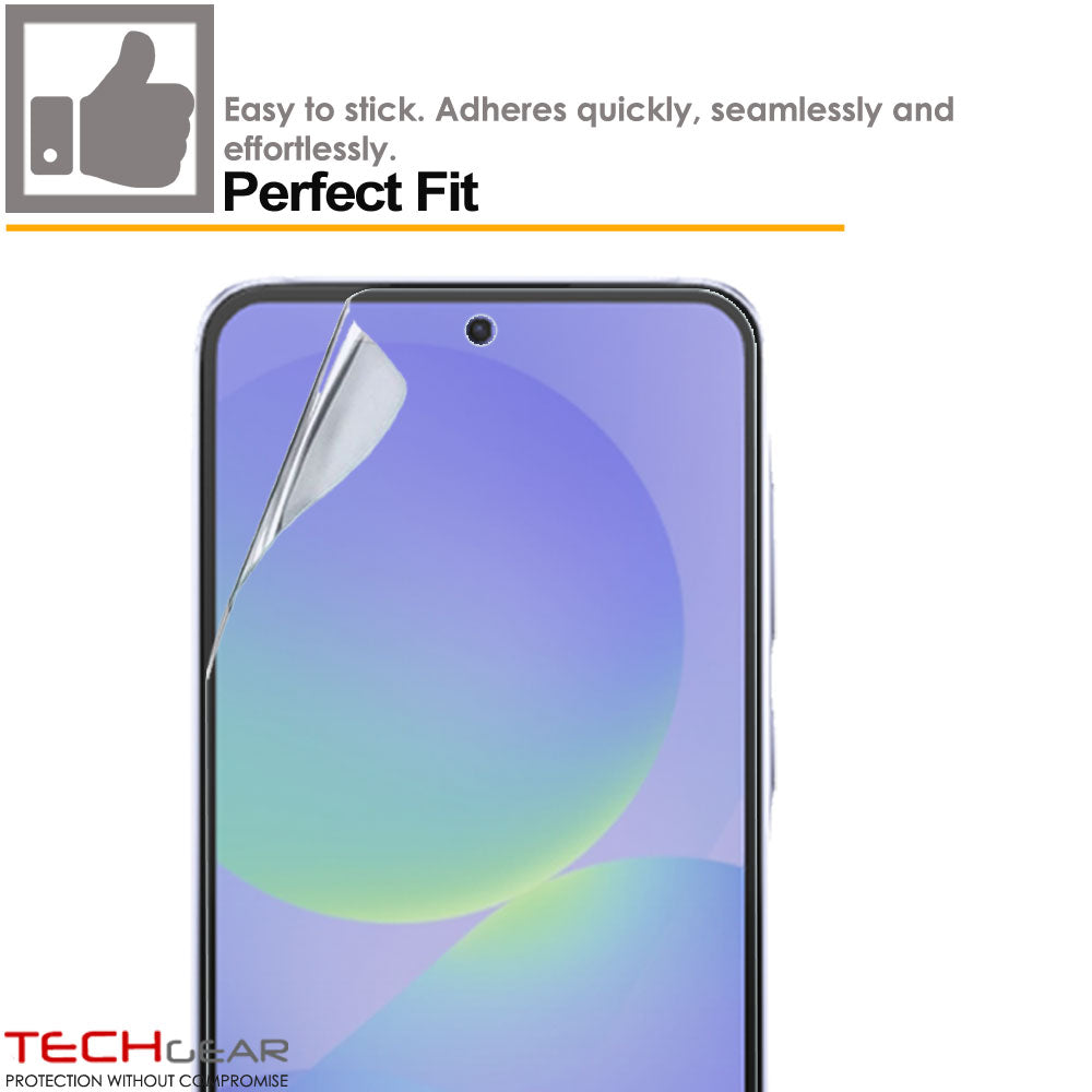 TECHGEAR Clear Screen Protector for Samsung Galaxy S25 FE & S24 FE – Ultra Clear PET Film with Easy-Clean Surface – 3 Pack / 5 Pack