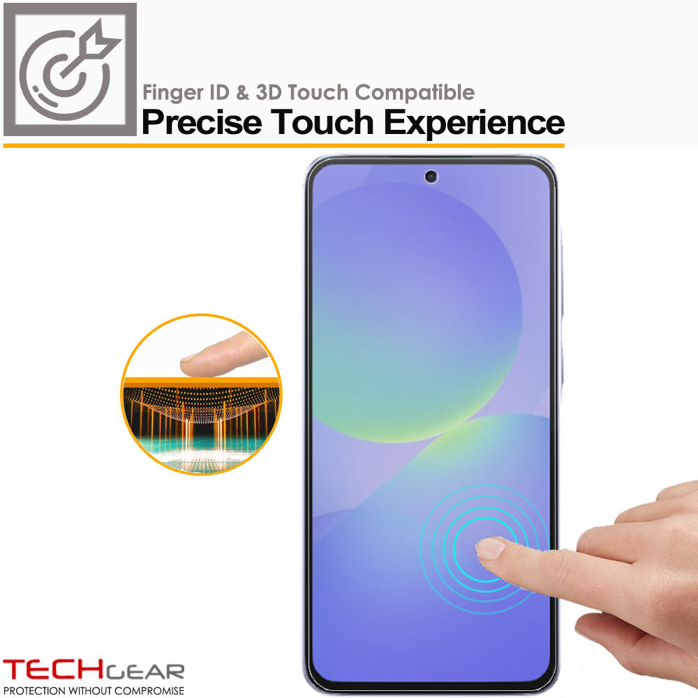 TECHGEAR Clear Screen Protector for Samsung Galaxy S25 FE & S24 FE – Ultra Clear PET Film with Easy-Clean Surface – 3 Pack / 5 Pack