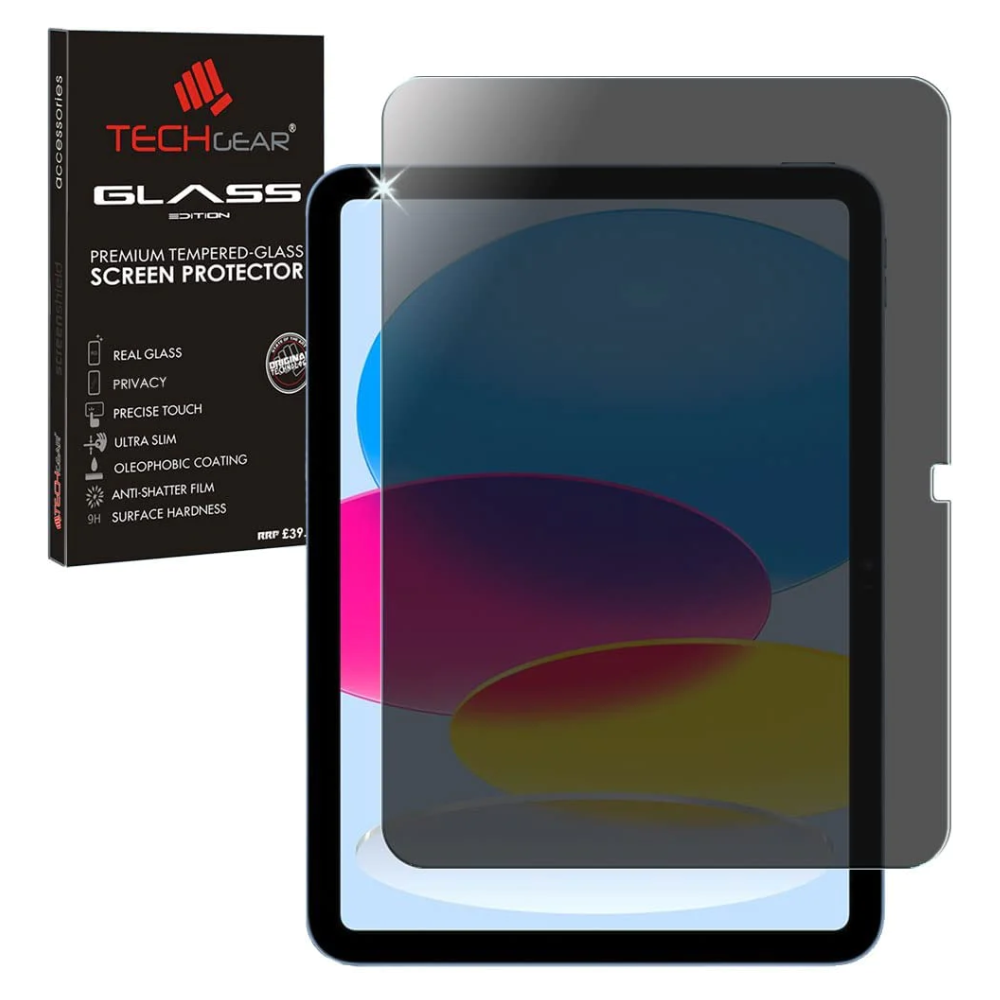 Apple iPad 11th & 10th Generation, iPad 2025 / 2022 Anti Spy, Privacy Tempered Glass Screen Protectors