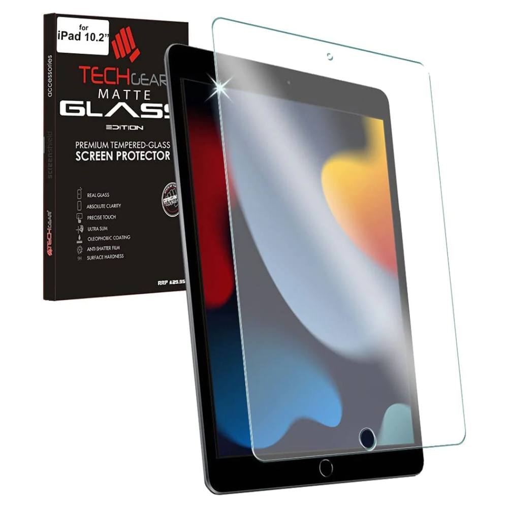 iPad 10.2" (9th, 8th, 7th Generation) Anti-Glare, MATTE Tempered Glass Screen Protector