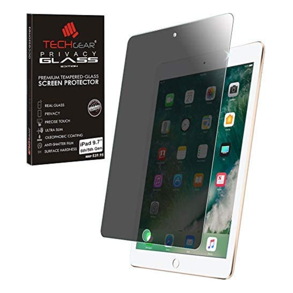 Apple iPad 9.7" (6th/5th Generation, 2018/2017) Anti Spy, Privacy Tempered Glass Screen Protectors