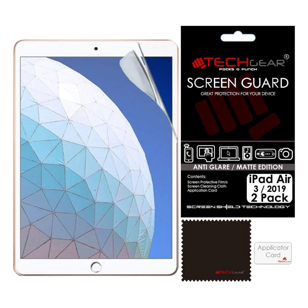 Apple iPad Air 3rd Gen 2019 / iPad Pro 10.5" Anti Glare, Matte Film Screen Protectors