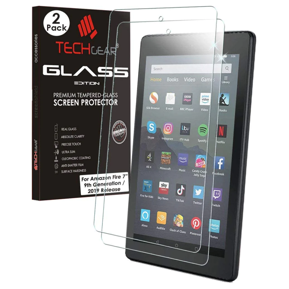 Amazon Fire 7" Tablet (2019 / 9th Generation) Tempered Glass Screen Protector
