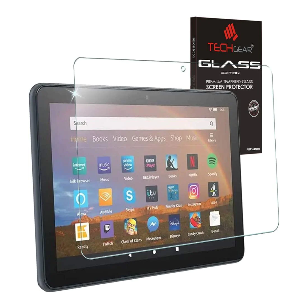 Amazon Fire HD 8" / HD 8" Plus (14th / 12th / 10th Generation) Tempered Glass Screen Protectors
