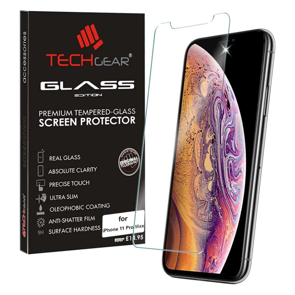 iPhone 11 Pro Max, Tempered Glass Screen Protector