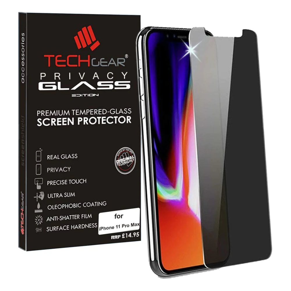 iPhone 11 Pro Max / iPhone XS Max Anti Spy, Privacy Tempered Glass Screen Protectors